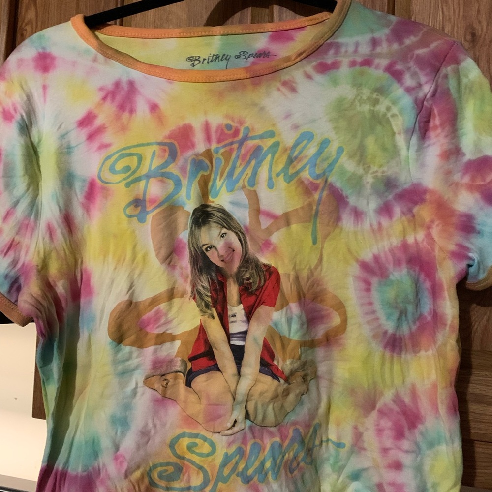 Tye Dye Brittany Spears Crop Top xxl